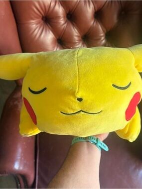 Pokémon Squishmallow Pikachu sleeping plush